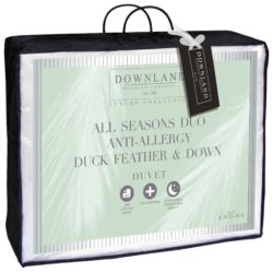 Downland - Duck Feather Down All Seasons 15 Tog - Duvet - Double